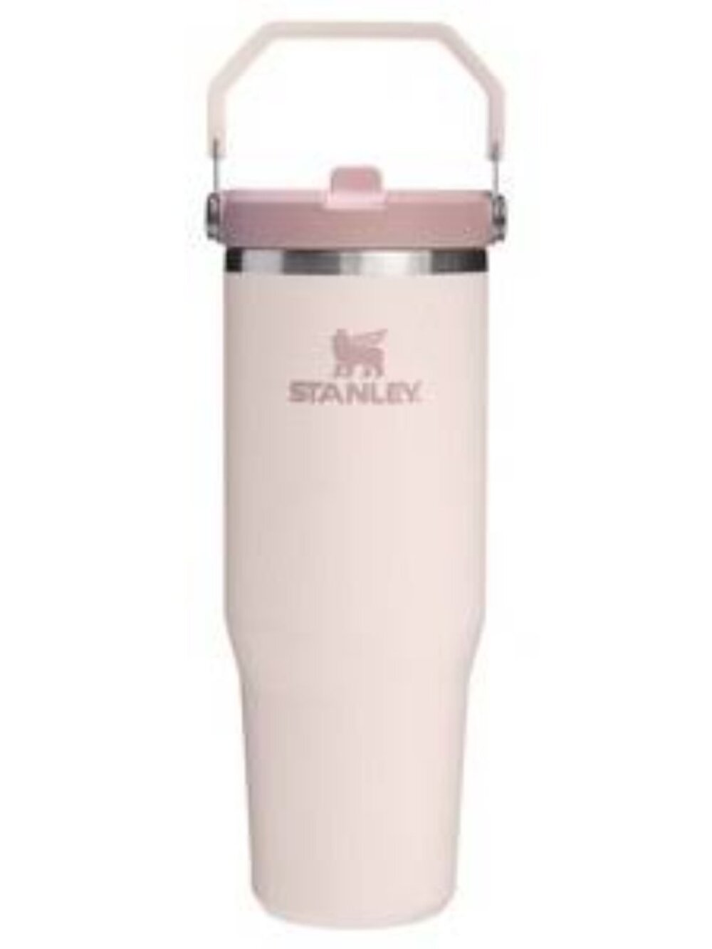 NEW IN BOX STANLEY ROSE QUARTZ FLIP STRAW TUMBLER CUP  30 OZ